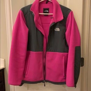 Super cute Pink and Grey Northface Jacket!